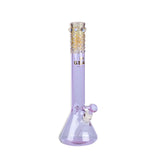 GEAR Premium® | 14" Beaker Tube [G22] Glass Bong Smoking Cat Distribution Purple [G22PP]