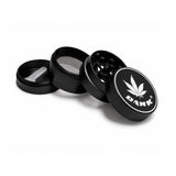 37mm 4-Piece DANK Leaf Metal Grinder Display Pack Super Supplys Inc