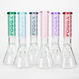 FOGGX | 14" Sandblasted Beaker Glass Water Pipe – 7mm Thick [FT292] Glass Bong LEHIGH WHOLESALE
