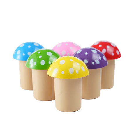 3 Parts 50mm Mushroom Head Plastic Grinder with Storage Box of 12 [SMJL-007]