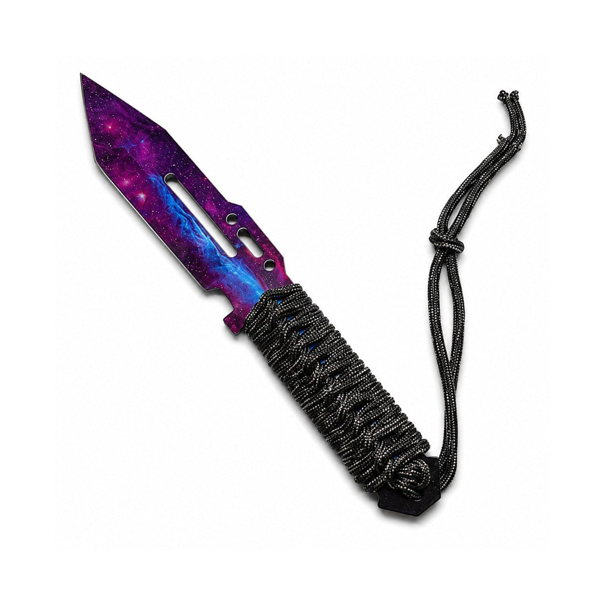 9.8" Graphic Paracord Fixed Blade Knife