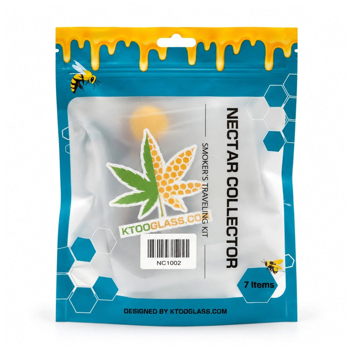 Teal Nectar Collector 7-Item Travel Kit Nectar Collector Super Supplys Inc