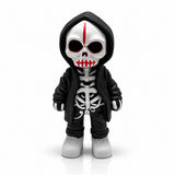 17cm Hooded Skeleton 4-Piece Grinder - 6CT Display Pack Super Supplys Inc