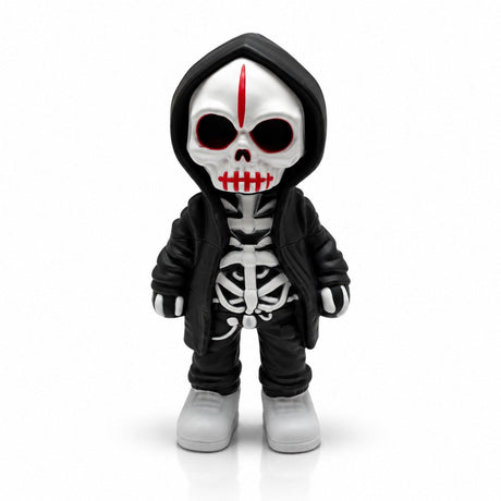 17cm Hooded Skeleton 4-Piece Grinder - 6CT Display Pack Super Supplys Inc