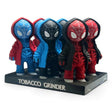 3D Hooded Web Hero Character Tobacco Grinder – 6PCS Display Display Pack Super Supplys Inc Default Title