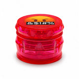 58mm x 45mm Emoji 4-Part Plastic Herb Grinder – 12PCS Display Display Pack Super Supplys Inc