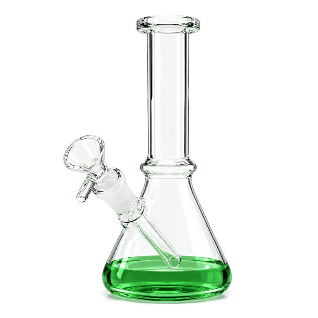 8" Emerald Beaker Glass Bong Glass Bong Super Supplys Inc Default Title