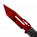 9.8" Graphic Paracord Fixed Blade Knife