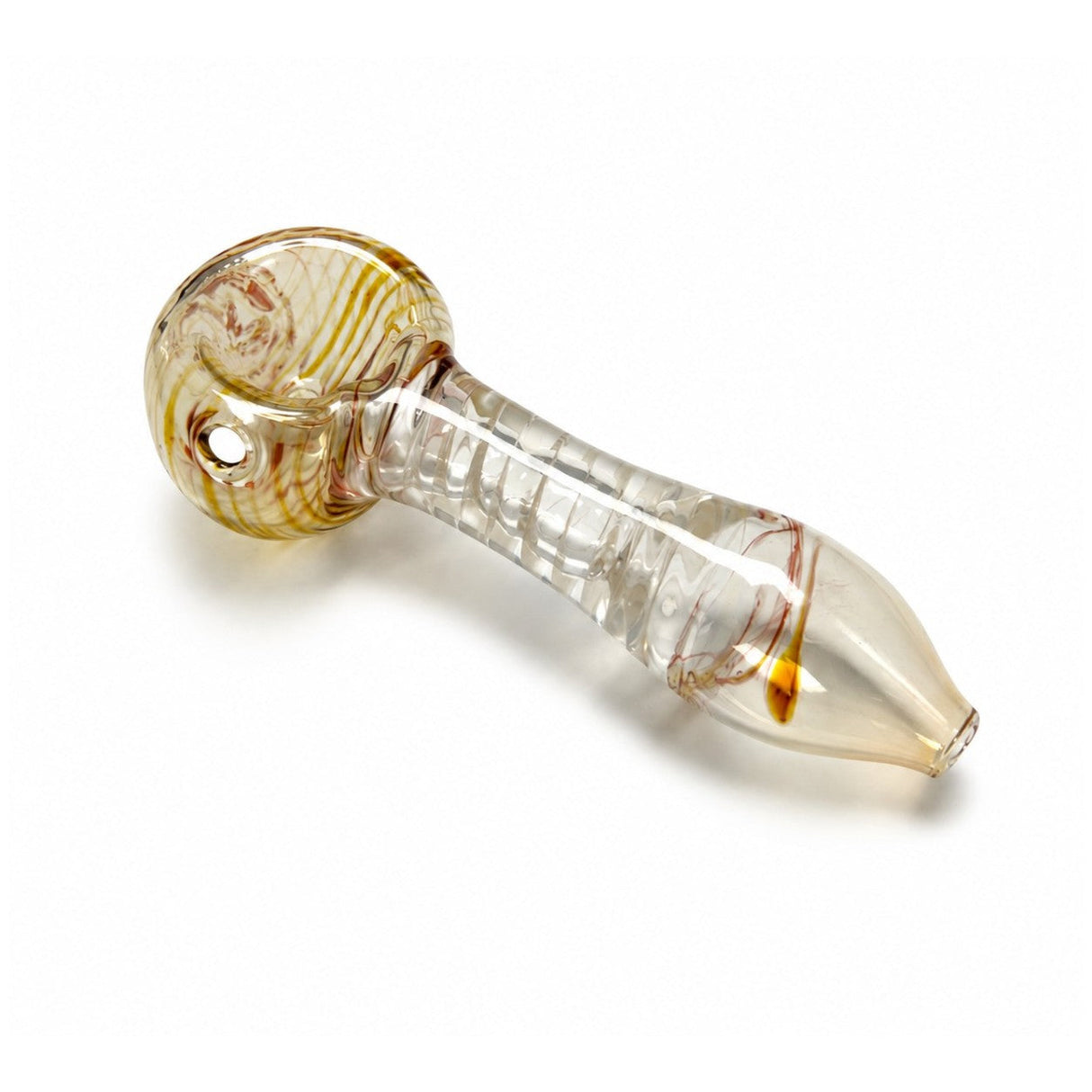 3" Spiral Swirl Glass Hand Pipe – 2 Pack