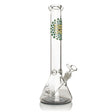 Cheech & Chong® Glass | 15" 7mm Thick Fibonacci Beaker Base Water Pipe [CC163] Glass Bong Smoking Cat Distribution