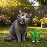 Lil' MJ the Marijuana Leaf | 420 Cat Toy & Collectible Plush For Pet PAW20