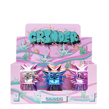 2 Parts Carton Character Grinder Box of 9 [SMJL-001] Display Pack Canadian Distributor