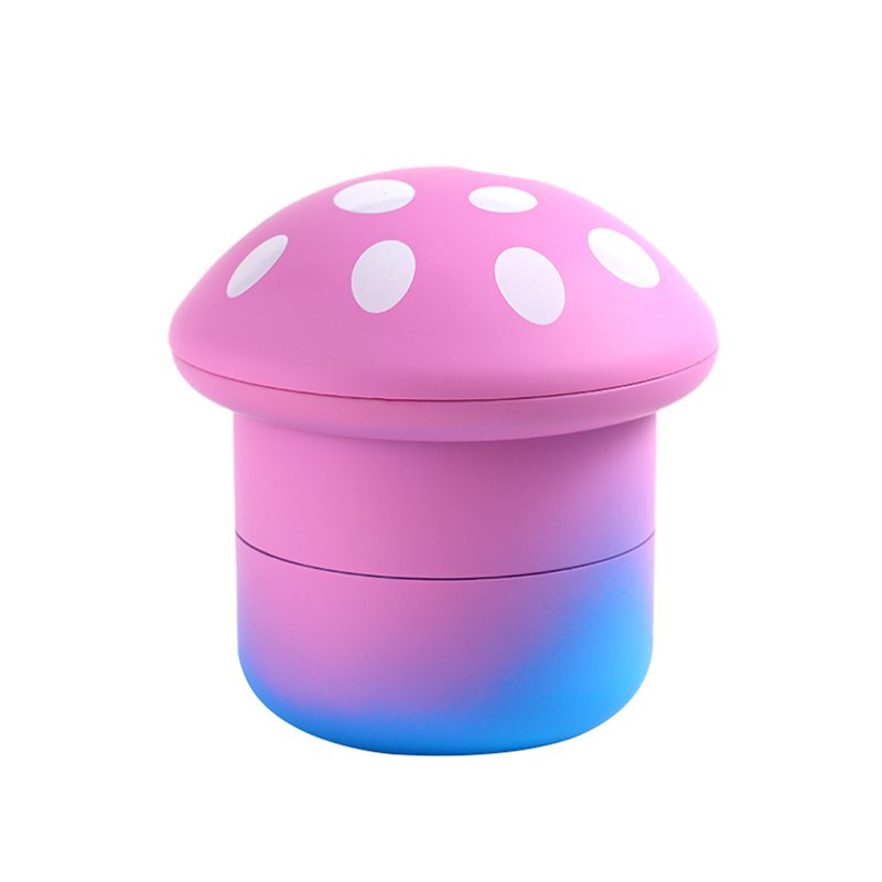 3 Parts 60mm Mushroom Plastic Grinder Box of 6 [SMJL-010] Display Pack Canadian Distributor