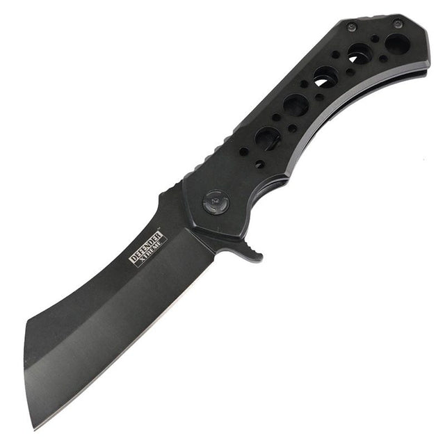 Defender-Xtreme | 6" Stainless Steel Hunting Closed Ball Barring Bottom [13393] Folding Knife Canadian Distributor