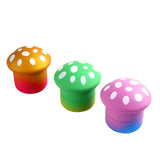 3 Parts 60mm Mushroom Plastic Grinder Box of 6 [SMJL-010] Display Pack Canadian Distributor
