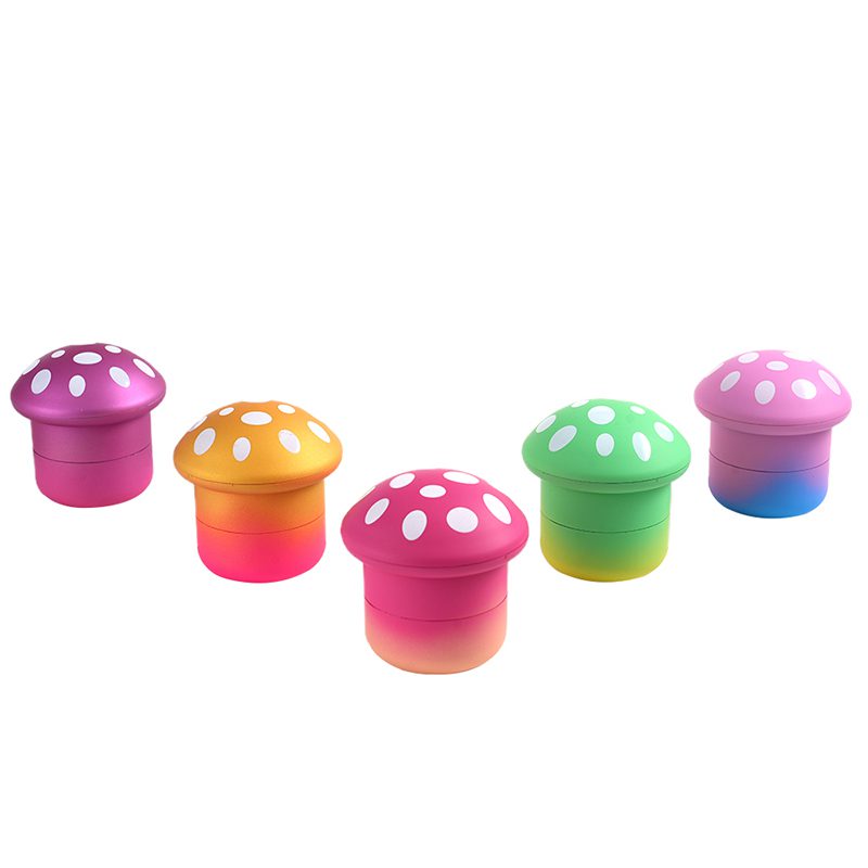 3 Parts 60mm Mushroom Plastic Grinder Box of 6 [SMJL-010] Display Pack Canadian Distributor