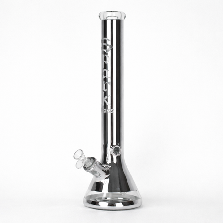 SPARK | 18" 7 mm metallic classic beaker bong [GP2049] Glass Bong ONE Silver