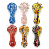 3.75" Assorted Swirl Glass Hand Pipe-2CT Glass Pipe Super Supplys Inc Default Title