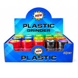 55mm Emoji Design 3-Part Plastic Grinder – 24 PCS Display Display Pack Super Supplys Inc Default Title