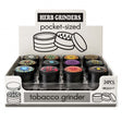 1-1/4" Psychedelic Mandala Pocket Herb Grinder – 24PCS Display Display Pack Super Supplys Inc Default Title