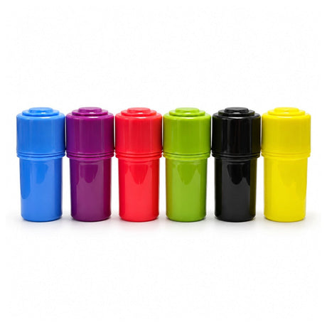 Portable Plastic Grinder Jar with Storage Container – 12PCS Display