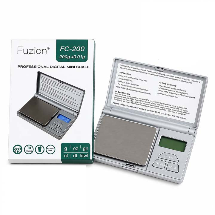 Fuzion FC-200 Professional Digital Mini Scale 200*0.01g Scale Super Supplys Inc Default Title