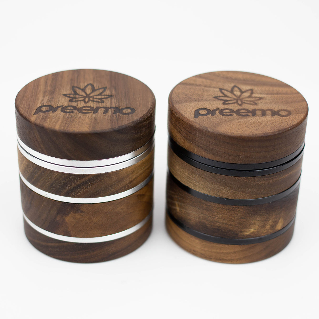 preemo - 2.5 inch 4-Piece Wooden Grinder [JC7023]