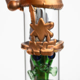 NG-9 inch Copper Plated Gas Mask Bubbler [N8034]
