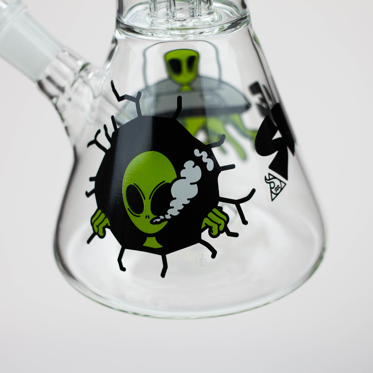 Squadafum Glass Ice Bong Percolator Stickers