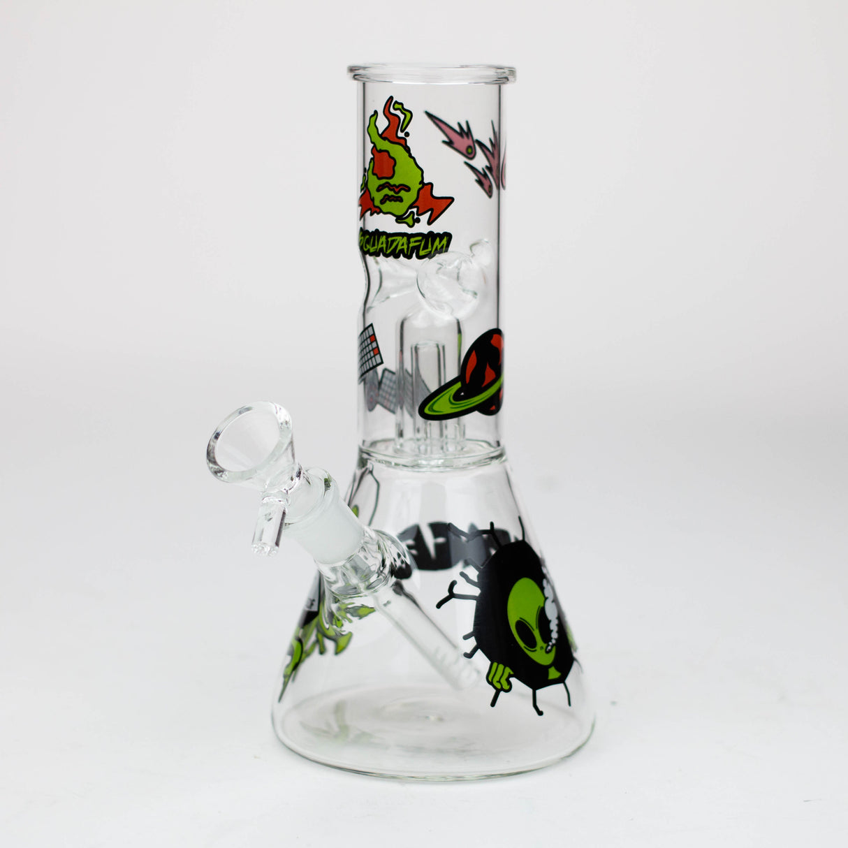 Squadafum Glass Ice Bong Percolator Stickers