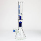 NG | 18 inch 6-Arm Perc & Splash Guard Beaker [G607-7] Glass Bong High-End Brands Glass BLUE