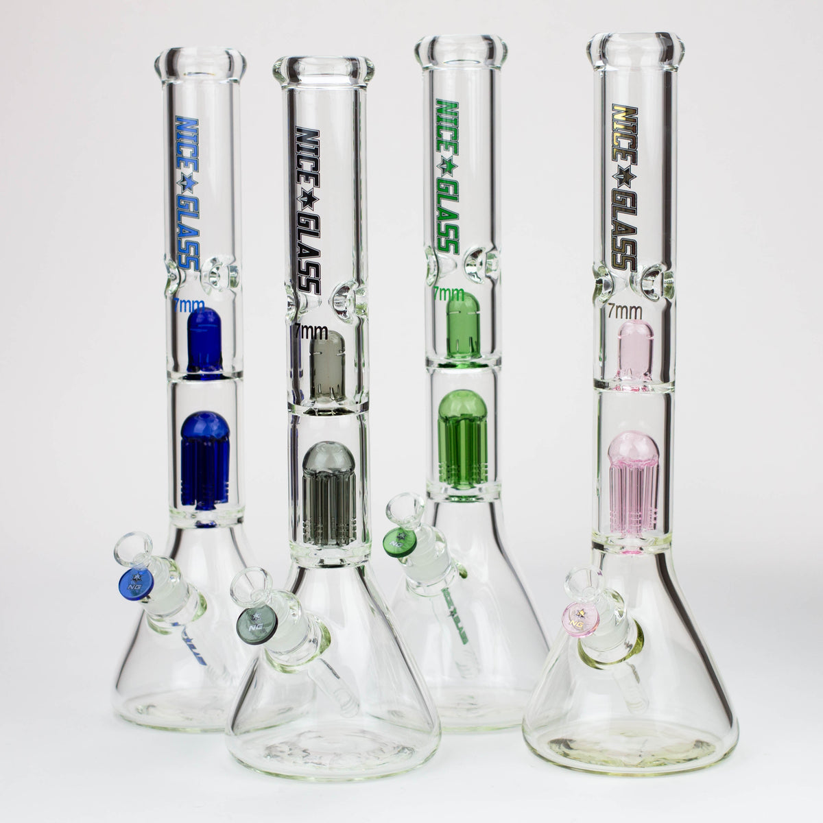 NG | 18 inch 6-Arm Perc & Splash Guard Beaker [G607-7] – JJ Trading Inc.