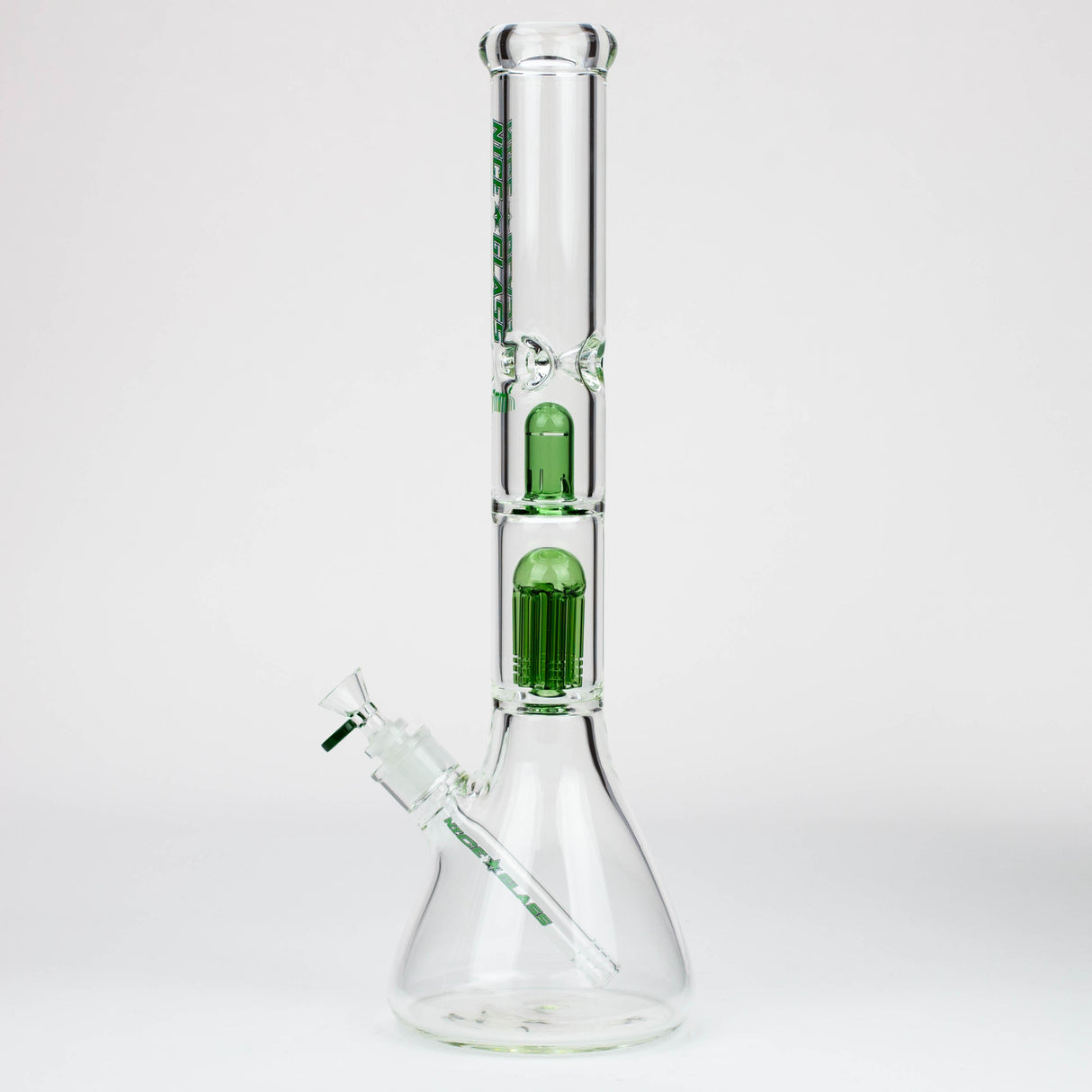 NG | 18 inch 6-Arm Perc & Splash Guard Beaker [G607-7] Glass Bong High-End Brands Glass
