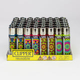 CLIPPER | MANDALA PATTERN LIGHTERS COLLECTION Display of 48 Lighter ONE