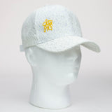 Acid Secs - Lace Style Embroidered Adjustable Hats Hat & Toque Acid Secs Productions Inc. White