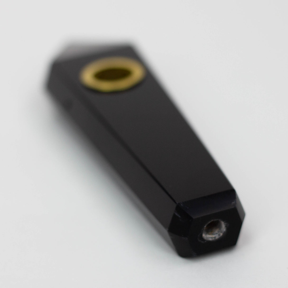 Acid Secs - Plain Natural Obsidian Smoking Pipe Quartz · Stone Pipe Acid Secs Productions Inc.