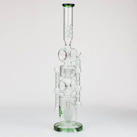 21" H2O Double ring glass water bong [H2O-24]