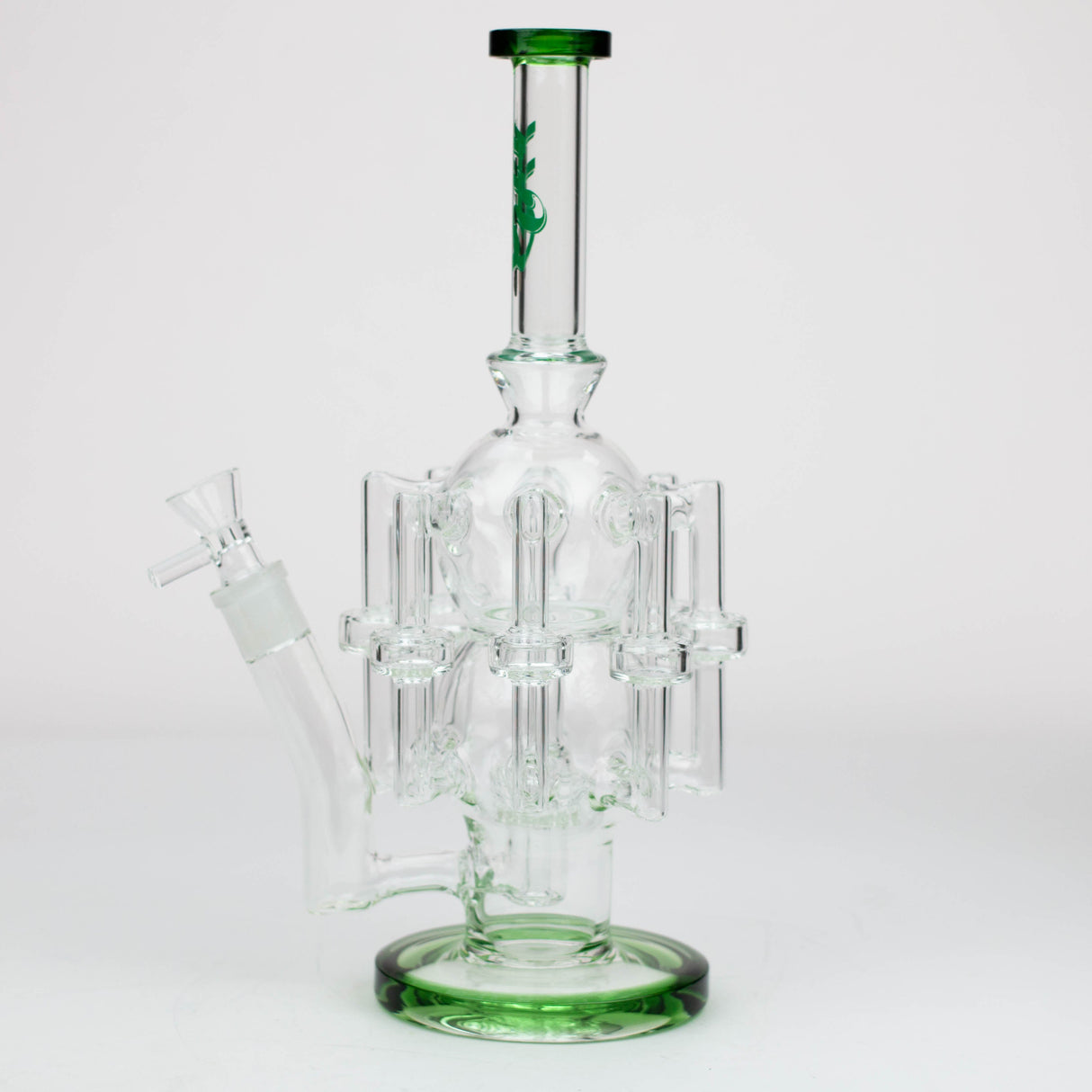 13.5" H2O Glass water recycle bong [H2O-17]