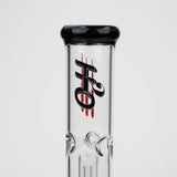 16" H2O Dual Honeycomb diffuser Glass water bong [H2O-27]