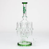 13.5" H2O Glass water recycle bong [H2O-17]