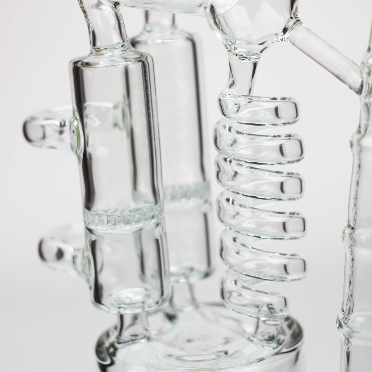 12" H2O Coil Glass water recycle bong [H2O-18]