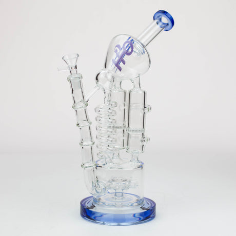 12" H2O Coil Glass water recycle bong [H2O-18]