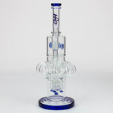 15" H2O  Glass water recycle bong [H2O-20]