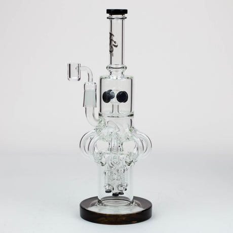 15" H2O  Glass water recycle bong [H2O-20]