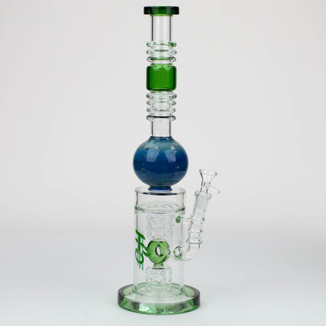 15" H2O Gold fumed sphere Glass water bong [H2O-23]