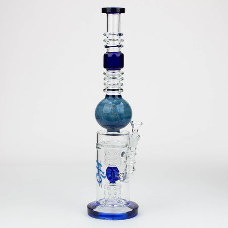 15" H2O Gold fumed sphere Glass water bong [H2O-23]