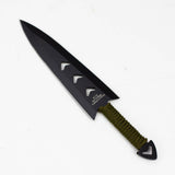 6PC of 6.5" Black Throwing Knives Stainless Steel Blade with Pouch [6776] Throwing Knife Canadian Distributor