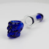 4" GLASS PIPE-SKULL [GP04]