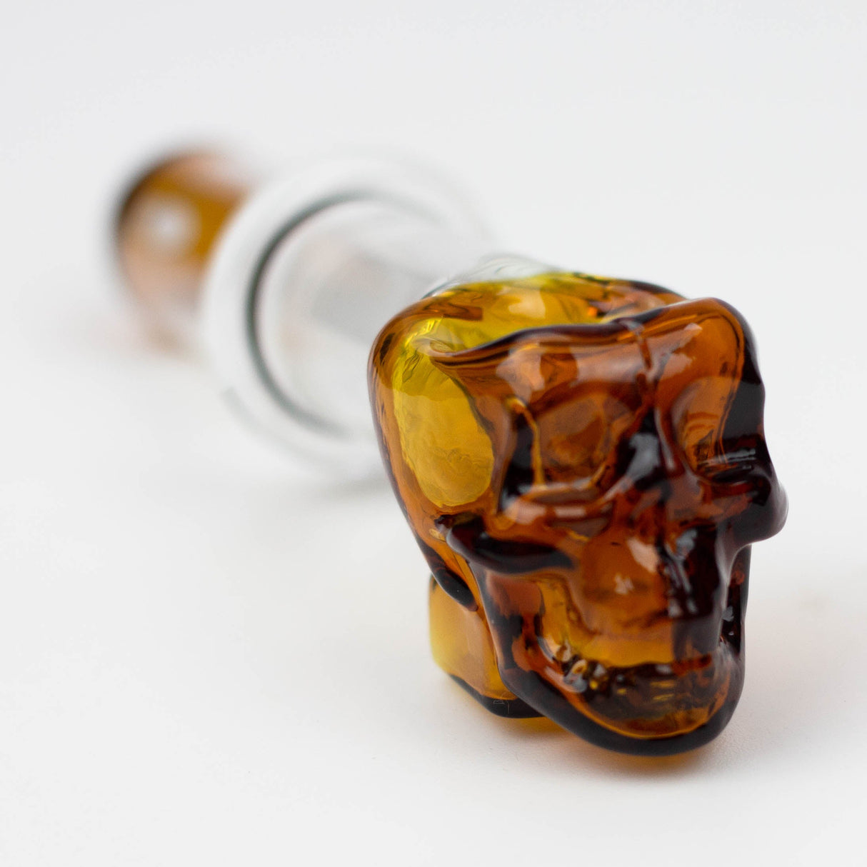 4" GLASS PIPE-SKULL [GP04]