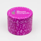 Flower Stampede 4-Layer Pink Grinder